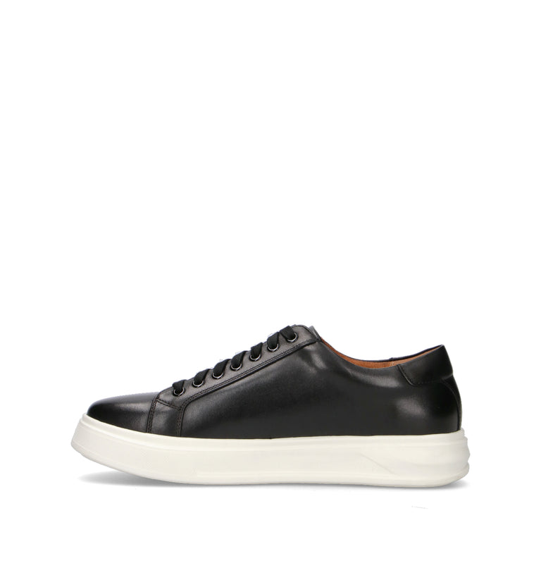 CLARKS CORE GOSWELL TIE Sneaker uomo nera in pelle