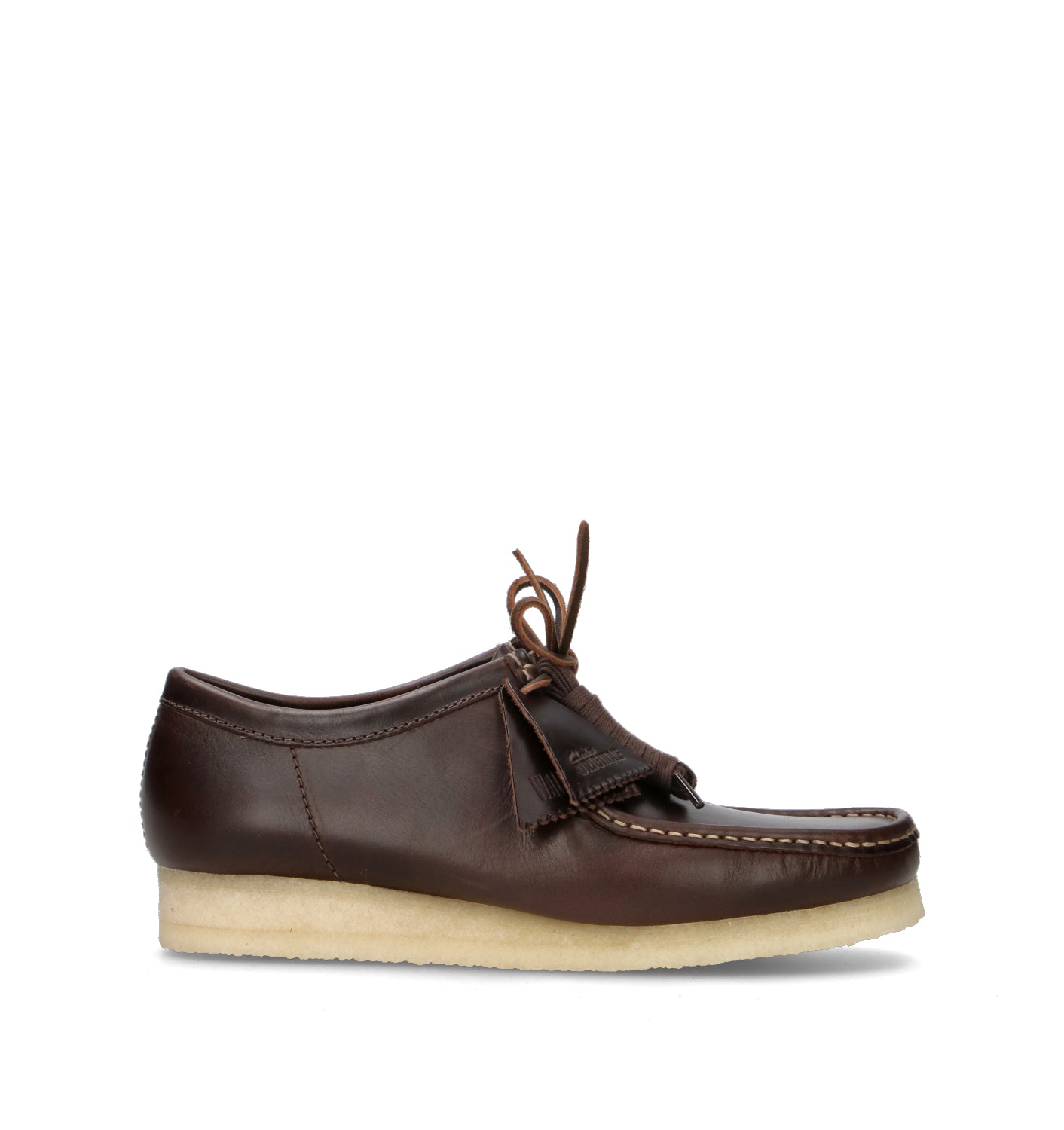 CLARKS ORIGINALS WALLABEE Mocassino uomo marrone in pelle