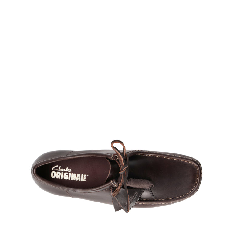 CLARKS ORIGINALS WALLABEE Mocassino uomo marrone in pelle