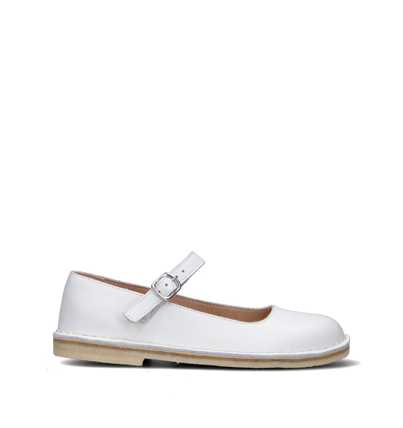 CLARKS ORIGINALS DESERT JANE Ballerina donna bianca in pelle
