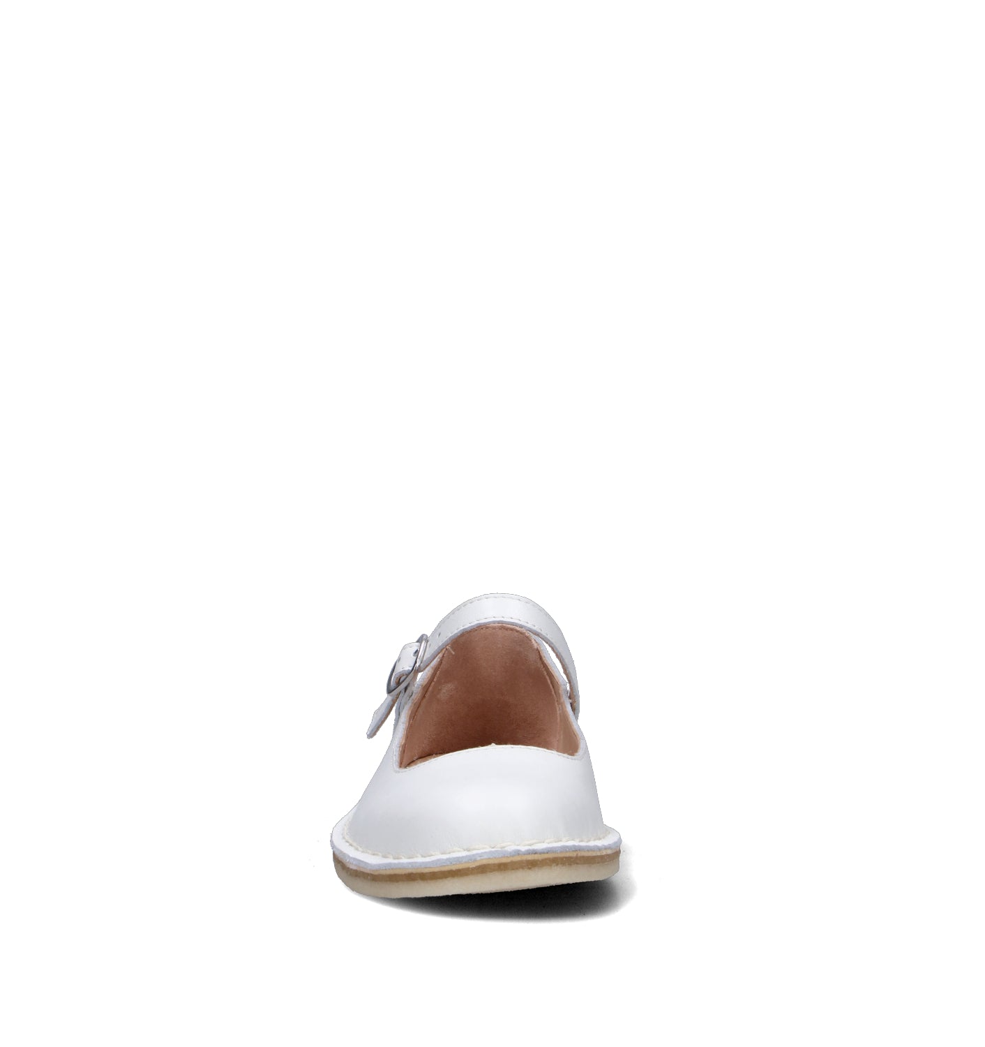 CLARKS ORIGINALS DESERT JANE Ballerina donna bianca in pelle
