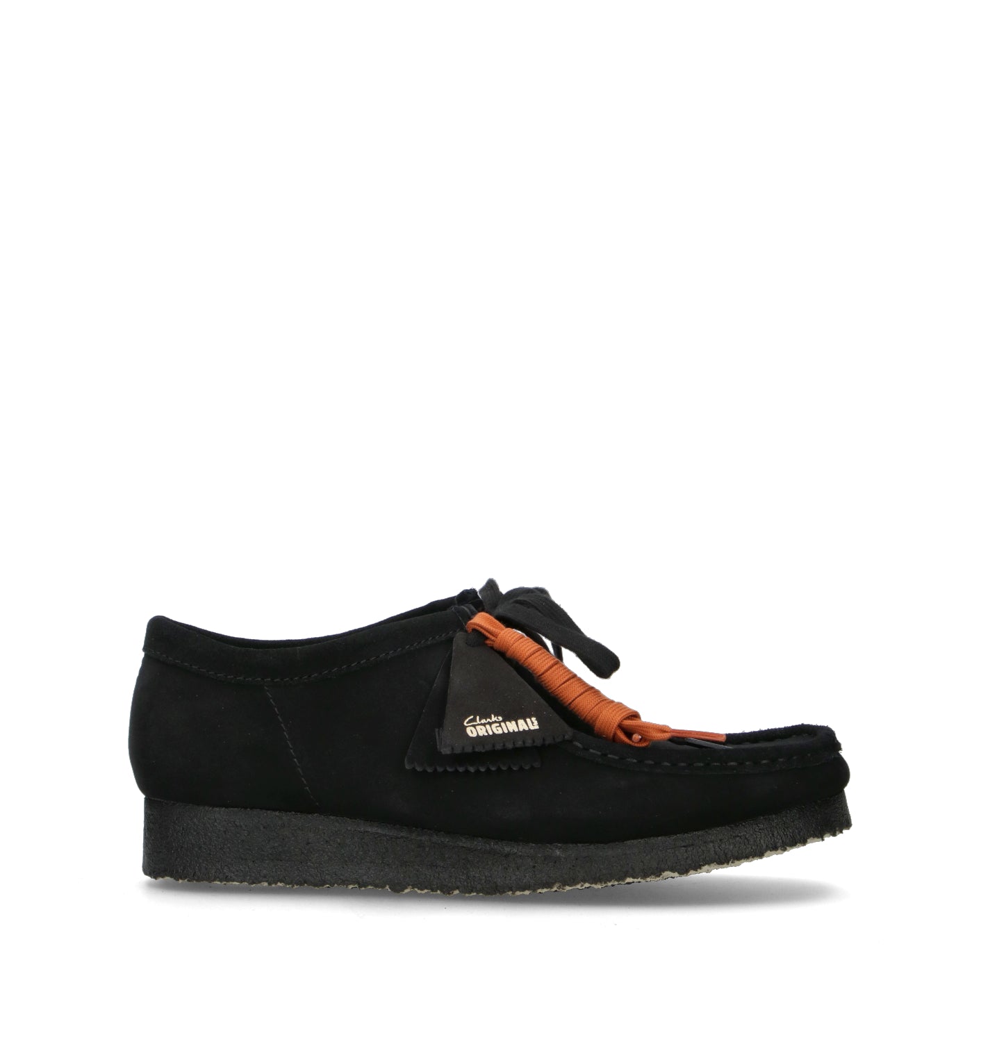 CLARKS ORIGINALS WALLABEE Mocassino uomo nero in suede