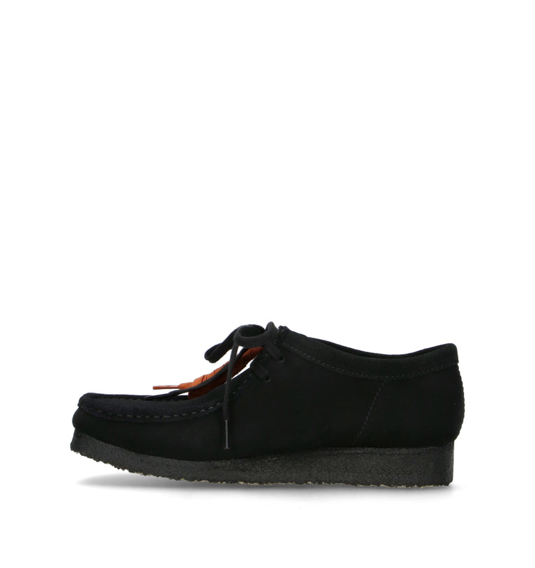 CLARKS ORIGINALS WALLABEE Mocassino uomo nero in suede