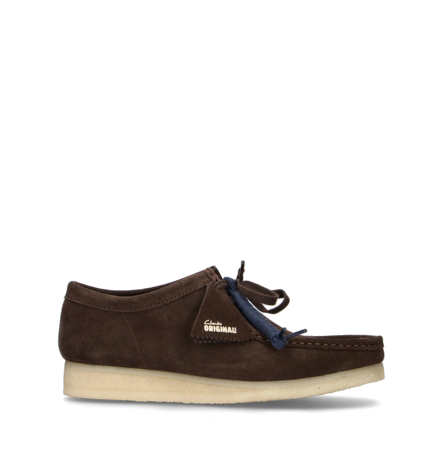 CLARKS ORIGINALS WALLABEE Mocassino uomo marrone in suede