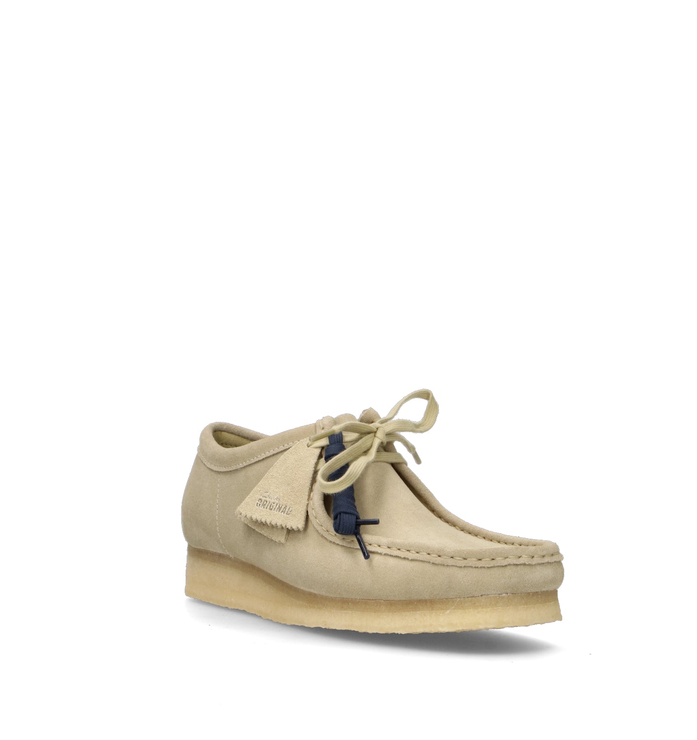 CLARKS ORIGINALS WALLABEE Mocassino uomo beige in suede