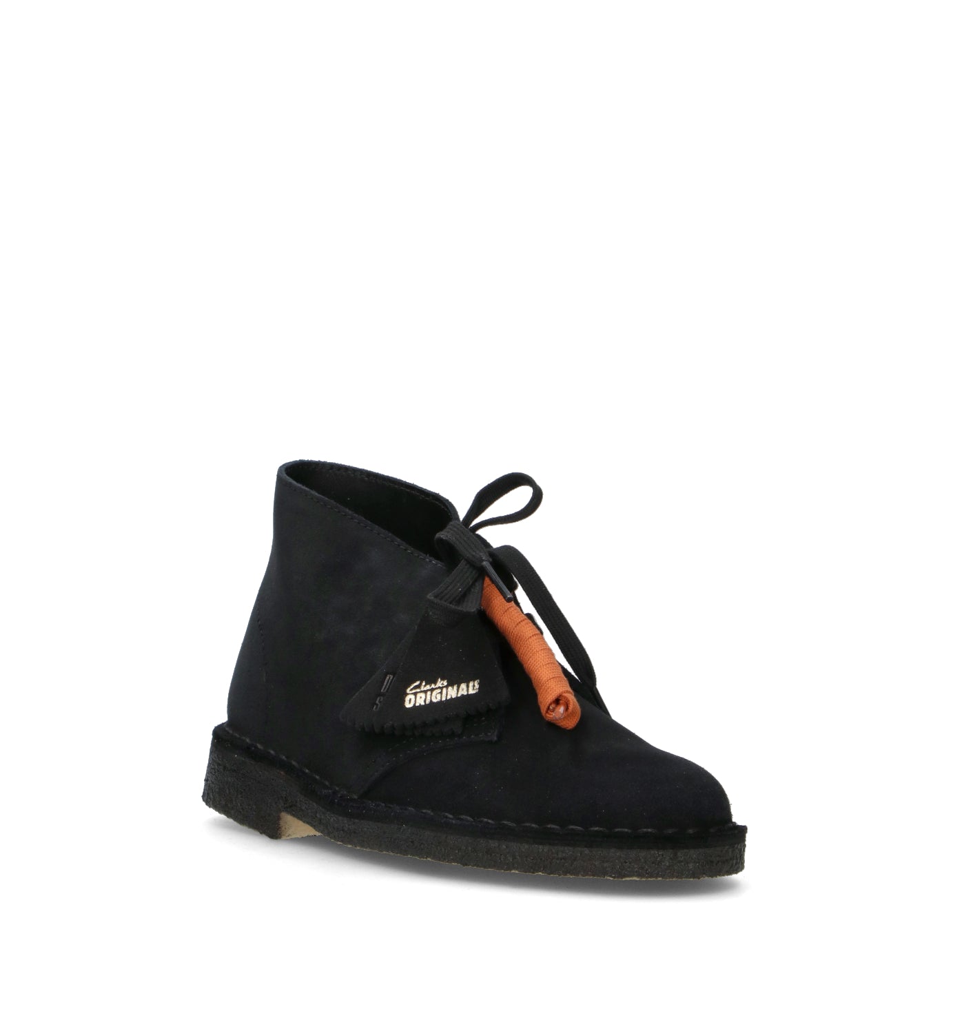 CLARKS ORIGINALS DESERT BOOT Polacco donna nero in suede