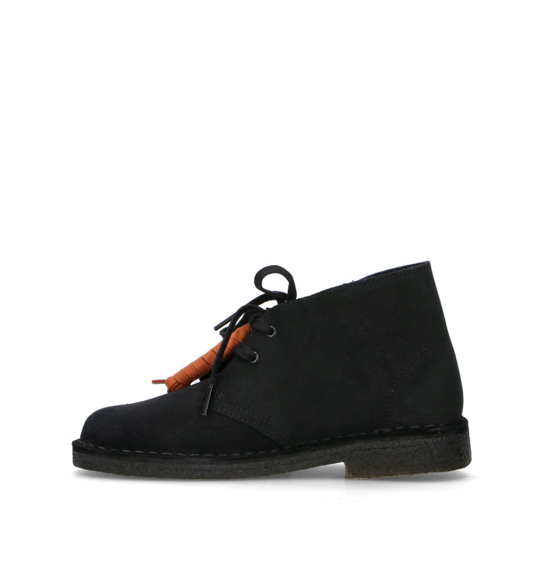 CLARKS ORIGINALS DESERT BOOT Polacco donna nero in suede