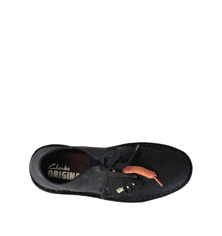 CLARKS ORIGINALS DESERT BOOT Polacco donna nero in suede