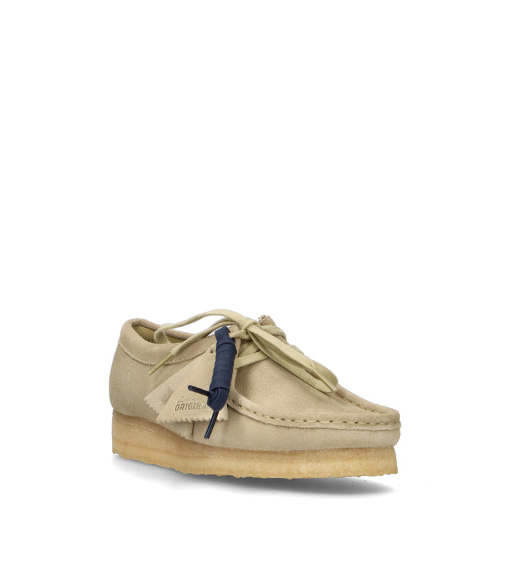 CLARKS ORIGINALS WALLABEE Mocassino donna beige in suede