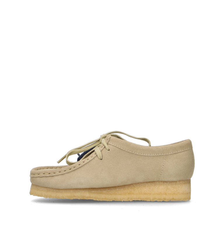 CLARKS ORIGINALS WALLABEE Mocassino donna beige in suede