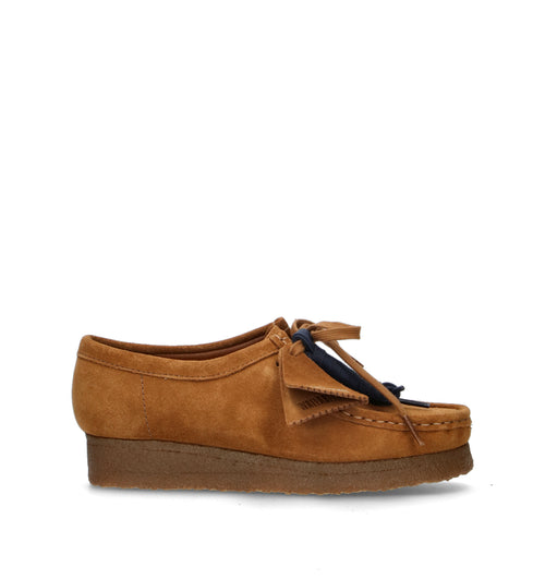 CLARKS ESSENTIALS WALLABEE Mocassino donna marrone in suede