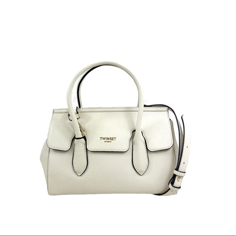 TWIN SET-SIMONA BARBIERI Borsa tracolla donna bianca