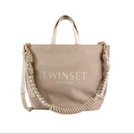 TWIN SET-SIMONA BARBIERI Borsa tracolla donna delicate sand