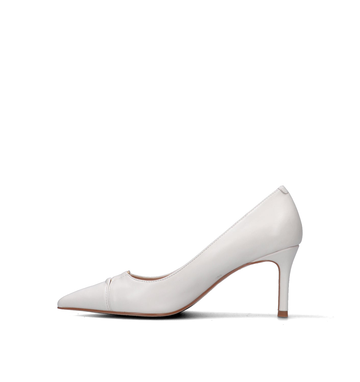 TWIN SET-SIMONA BARBIERI Décolleté donna bianco in pelle