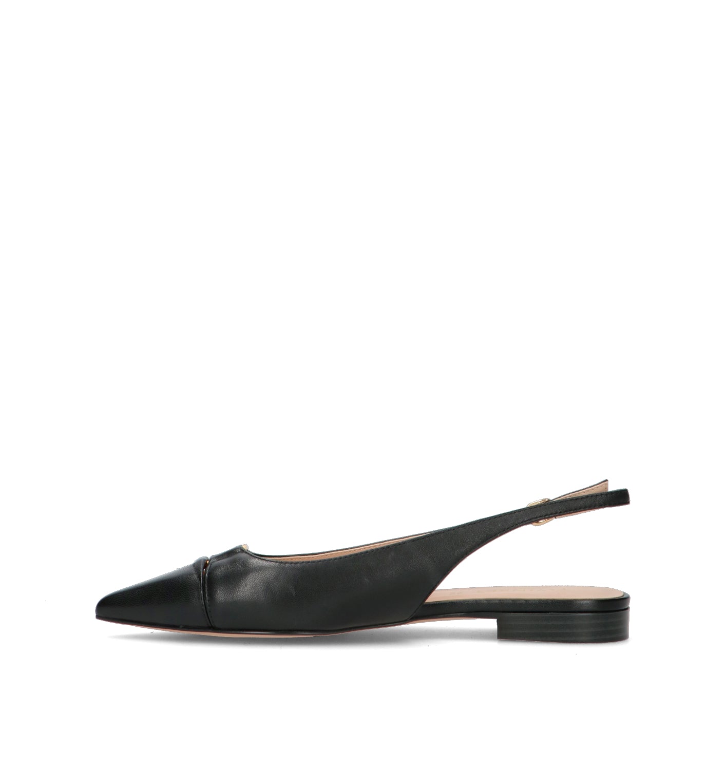 TWIN SET-SIMONA BARBIERI Slingback donna nera in pelle