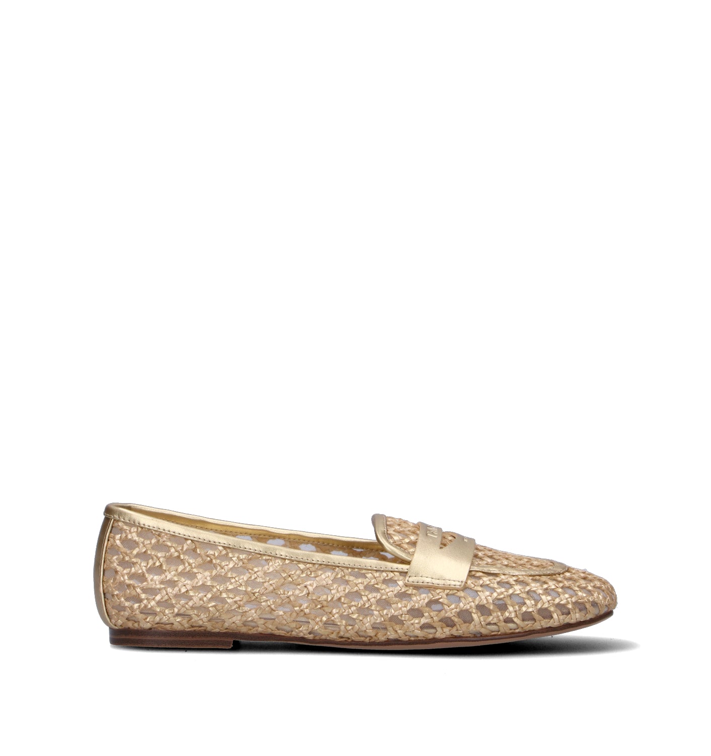 TWIN SET-SIMONA BARBIERI Mocassino donna oro