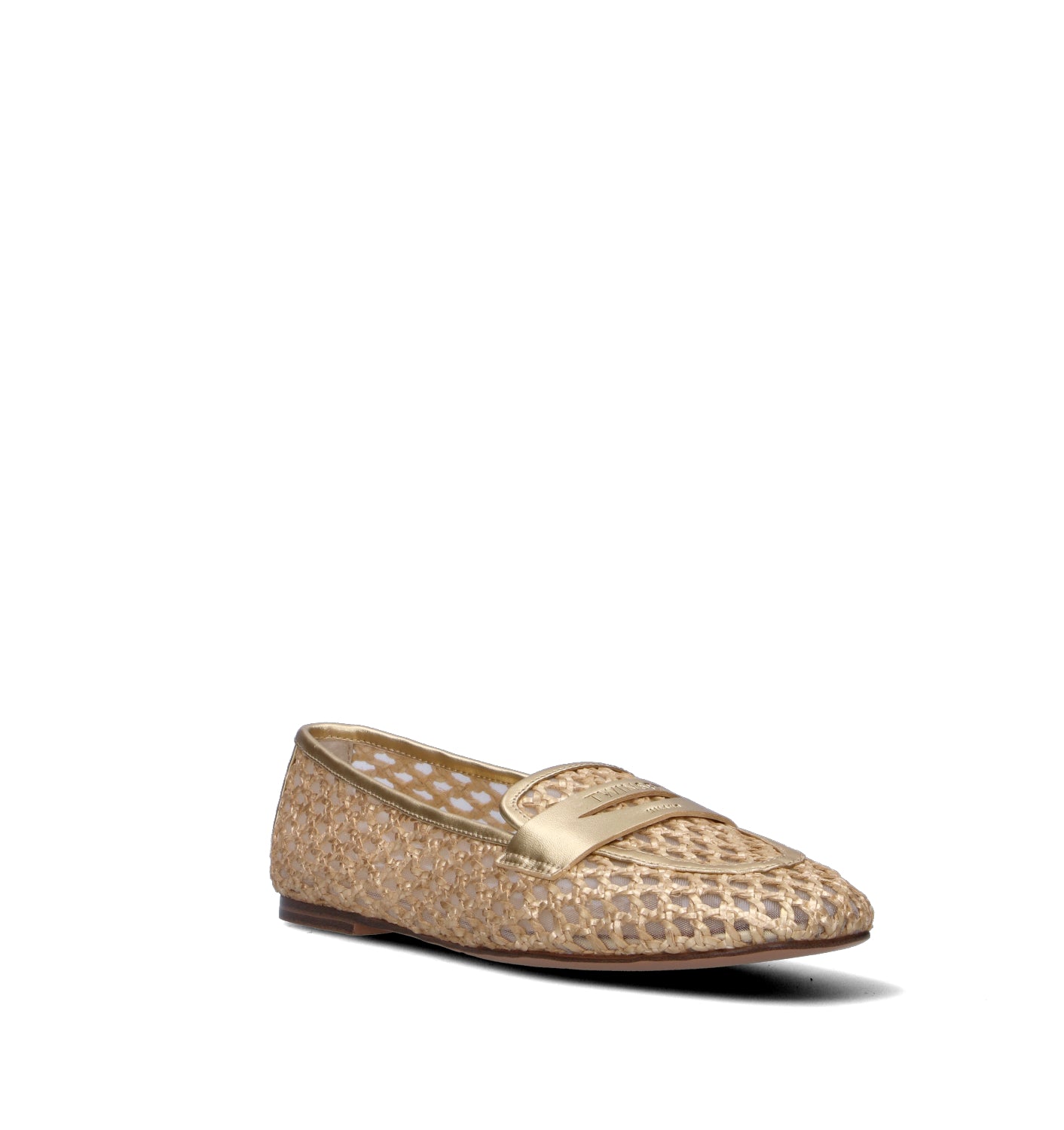TWIN SET-SIMONA BARBIERI Mocassino donna oro