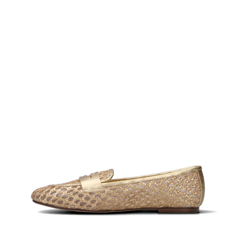TWIN SET-SIMONA BARBIERI Mocassino donna oro