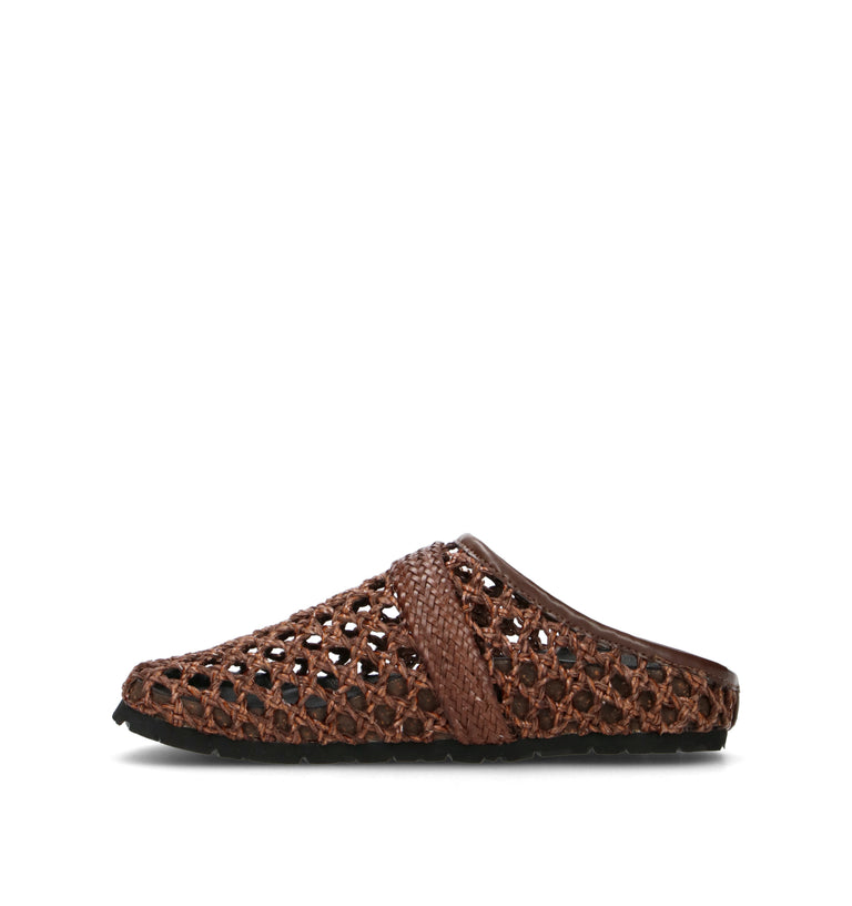 TWIN SET-SIMONA BARBIERI Sabot donna marrone