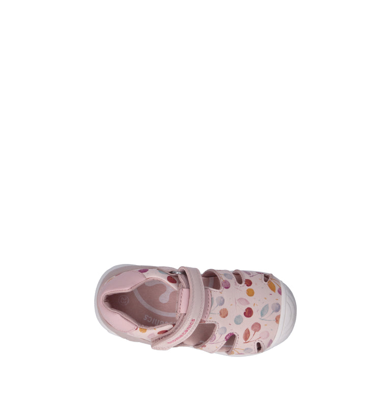 BIOMECANICS Sandalo bimba rosa in pelle