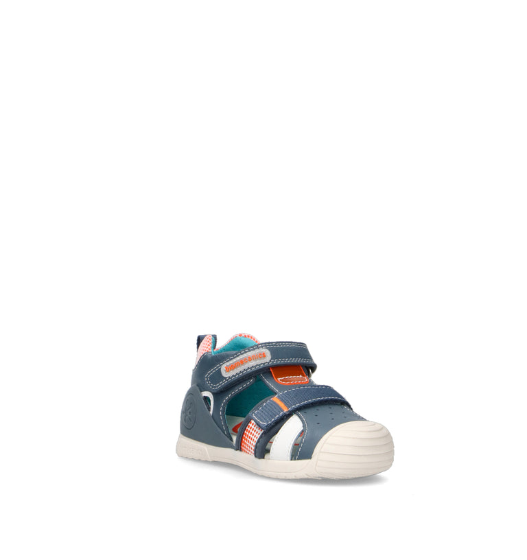 BIOMECANICS Sandalo bimbo blu in pelle
