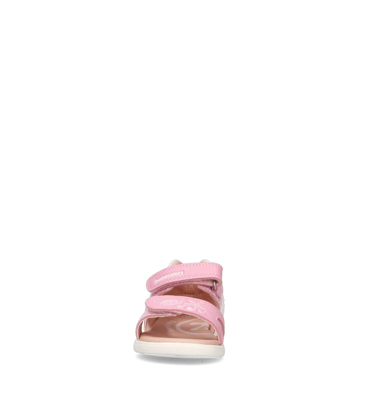 BIOMECANICS Sandalo bimba rosa in pelle