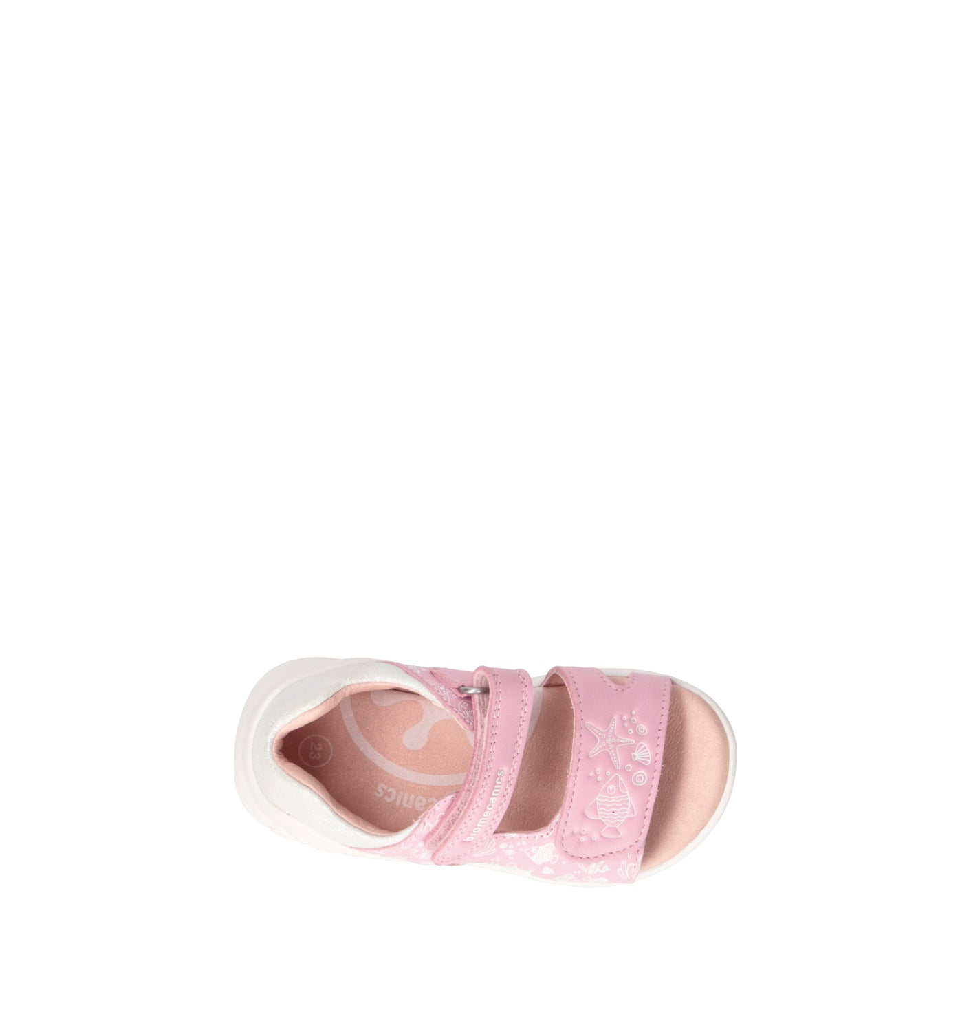 BIOMECANICS Sandalo bimba rosa in pelle