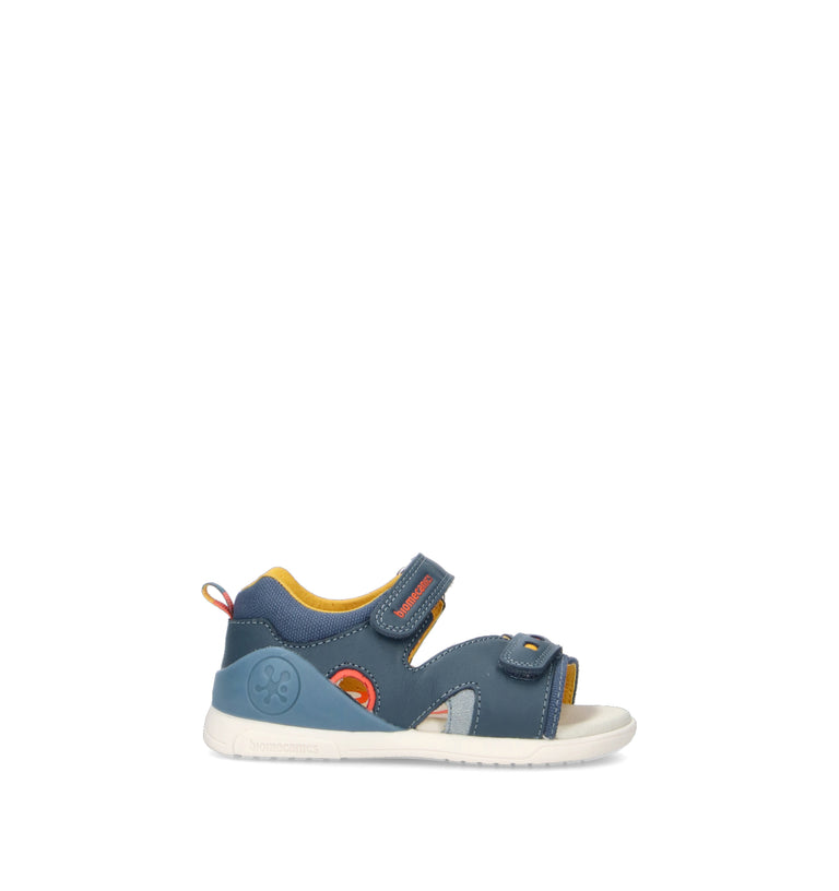 BIOMECANICS Sandalo bimbo blu in pelle