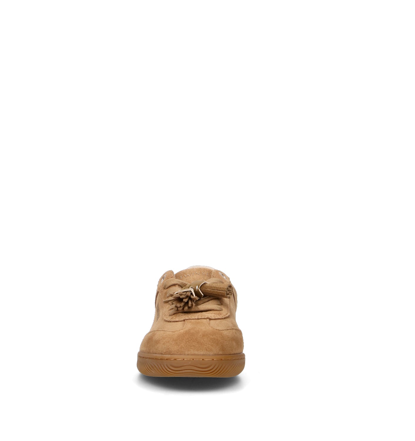 TWIN SET-SIMONA BARBIERI Sneaker donna beige in suede