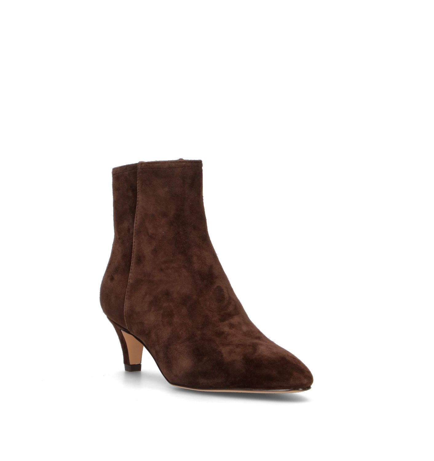 TWIN SET-SIMONA BARBIERI Tronchetto donna marrone in suede