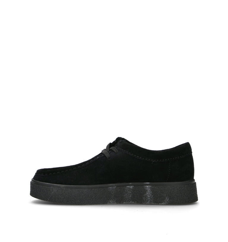CLARKS EVO BOXBEE WALLA Mocassino uomo nero in suede