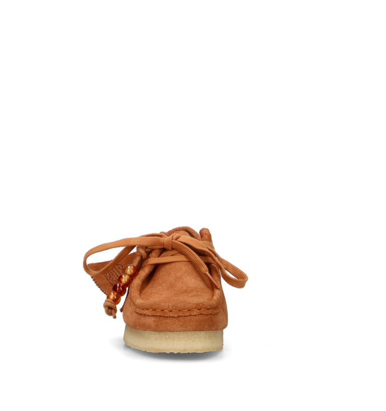 CLARKS ORIGINALS WALLABEE Mocassino donna marrone in suede