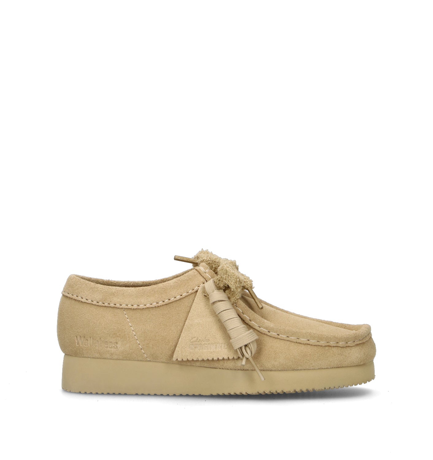 CLARKS EVO WALLABEE LITE Mocassino donna beige in suede