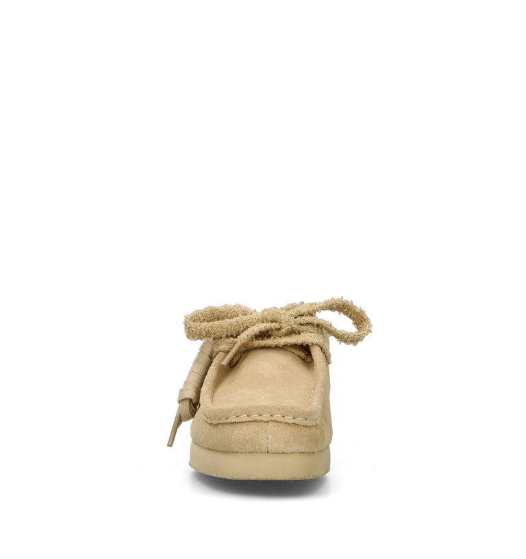 CLARKS EVO WALLABEE LITE Mocassino donna beige in suede