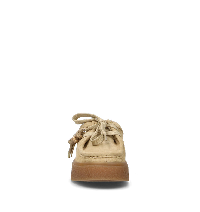 CLARKS BOXBEE WALLA Mocassino donna beige in suede