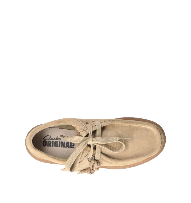 CLARKS BOXBEE WALLA Mocassino donna beige in suede
