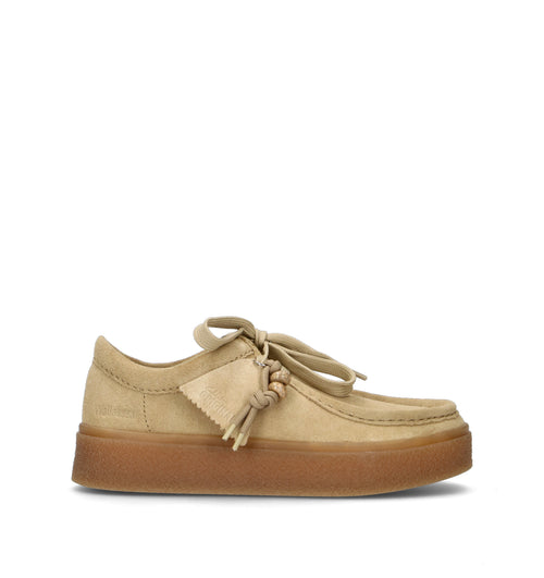 CLARKS BOXBEE WALLA Mocassino donna beige in suede