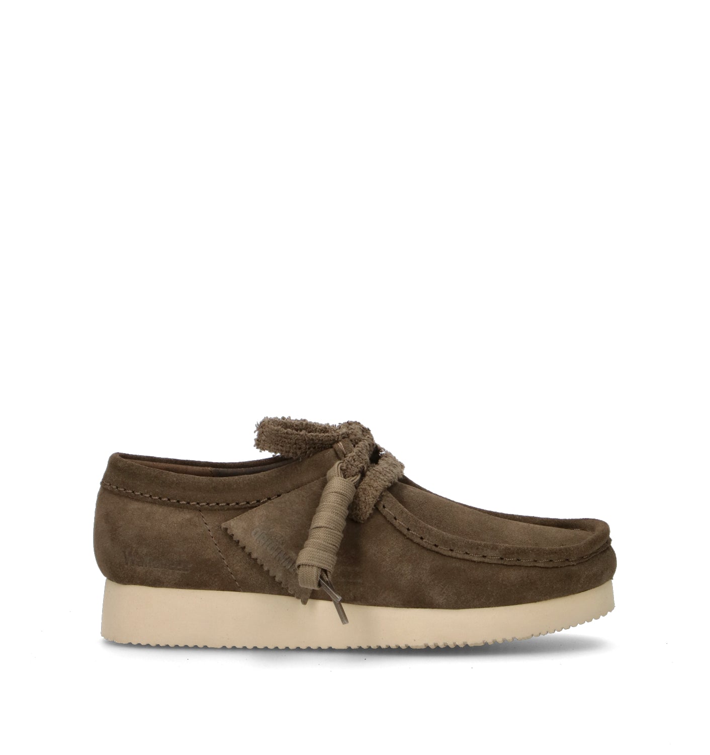 CLARKS EVO WALLABEE LITE Mocassino donna verde in suede