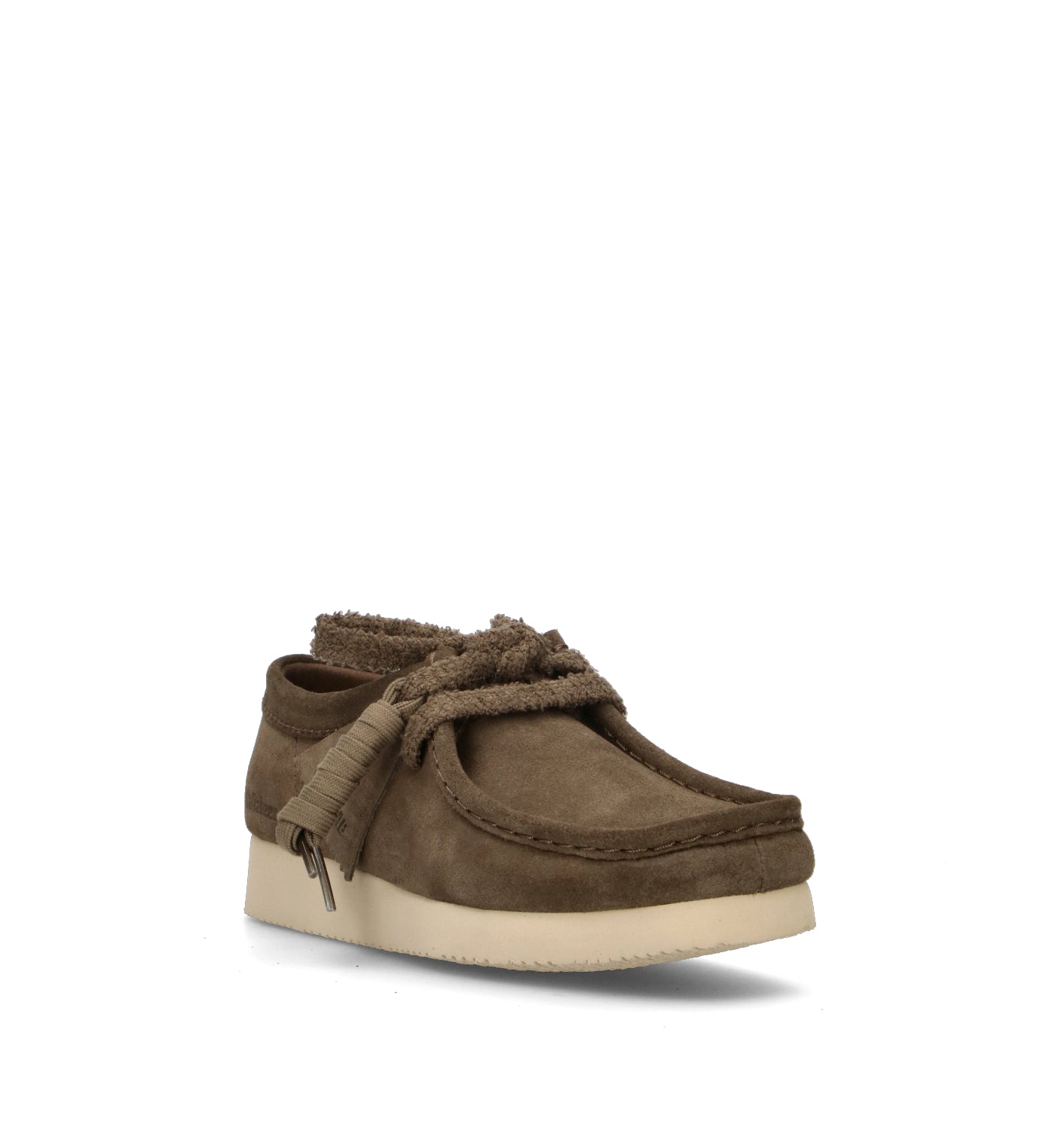 CLARKS EVO WALLABEE LITE Mocassino donna verde in suede