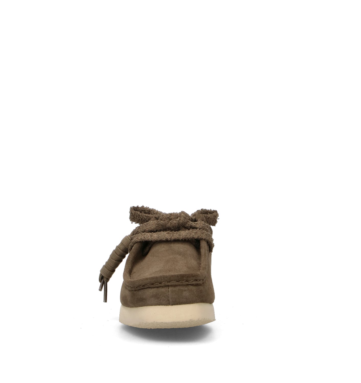 CLARKS EVO WALLABEE LITE Mocassino donna verde in suede