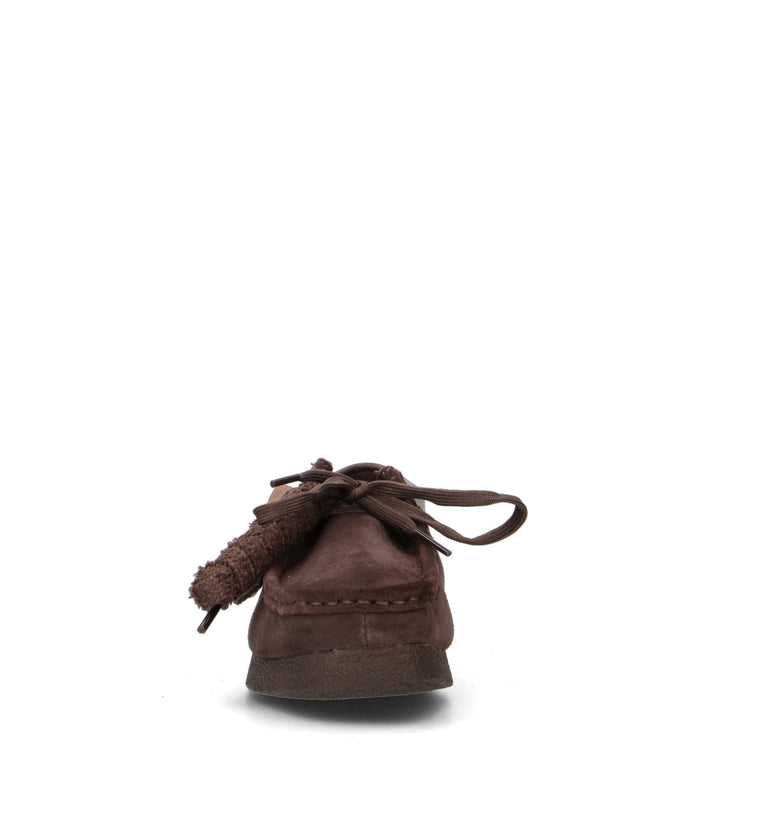CLARKS EVO WALLABEE EVOSH Mocassino donna marrone in suede