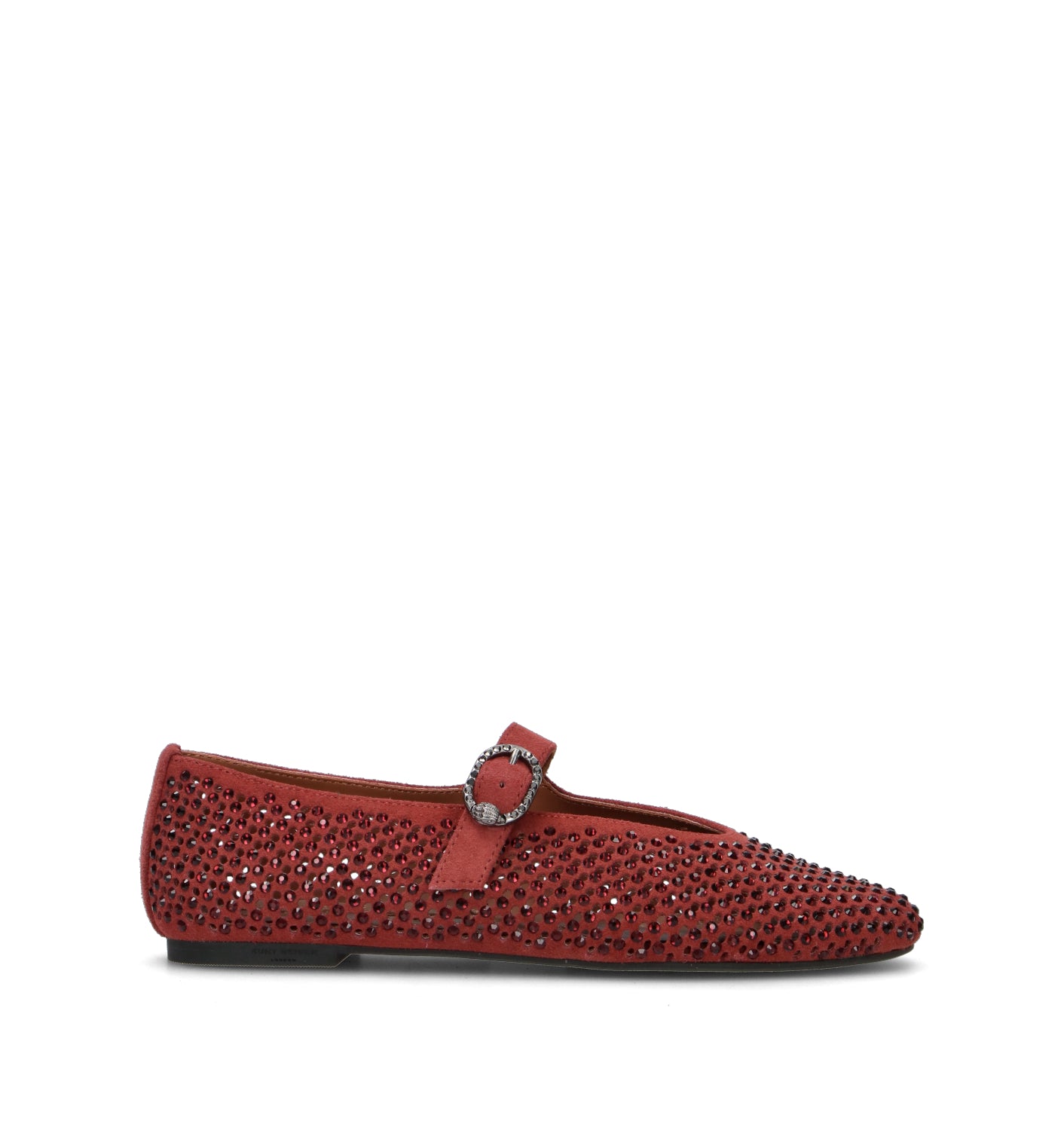 KURT GEIGER Ballerina donna bordeaux in pelle