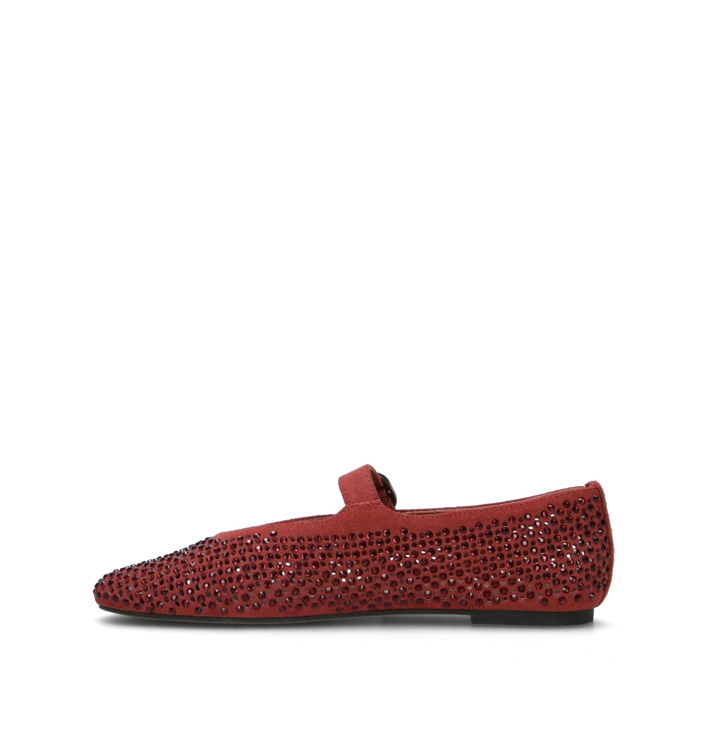 KURT GEIGER Ballerina donna bordeaux in pelle