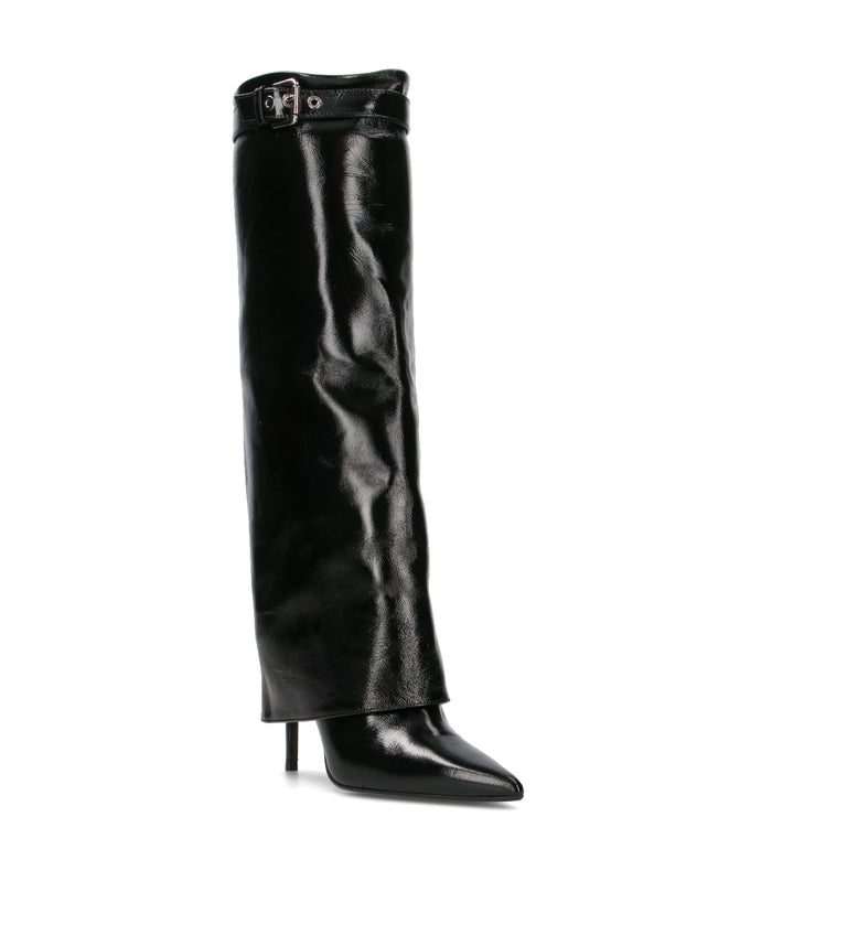 CHANTAL 1962 Stivale donna nero in pelle