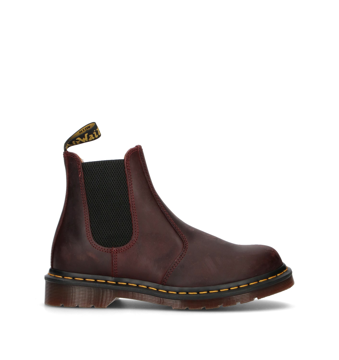 DR. MARTENS 2976 YS Beatles donna bordeaux in pelle