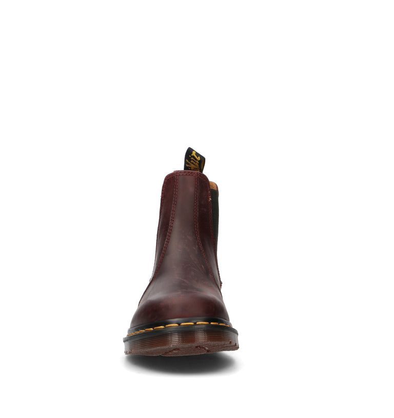 DR. MARTENS 2976 YS Beatles donna bordeaux in pelle
