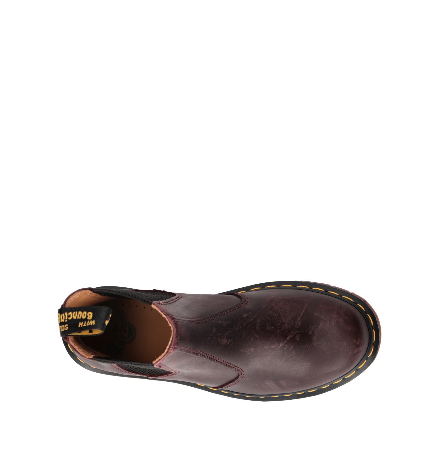 DR. MARTENS 2976 YS Beatles donna bordeaux in pelle
