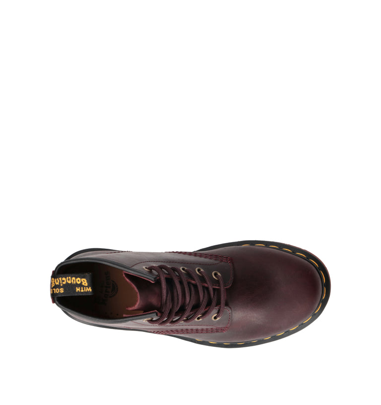 DR. MARTENS 101 Anfibio donna bordeaux in pelle