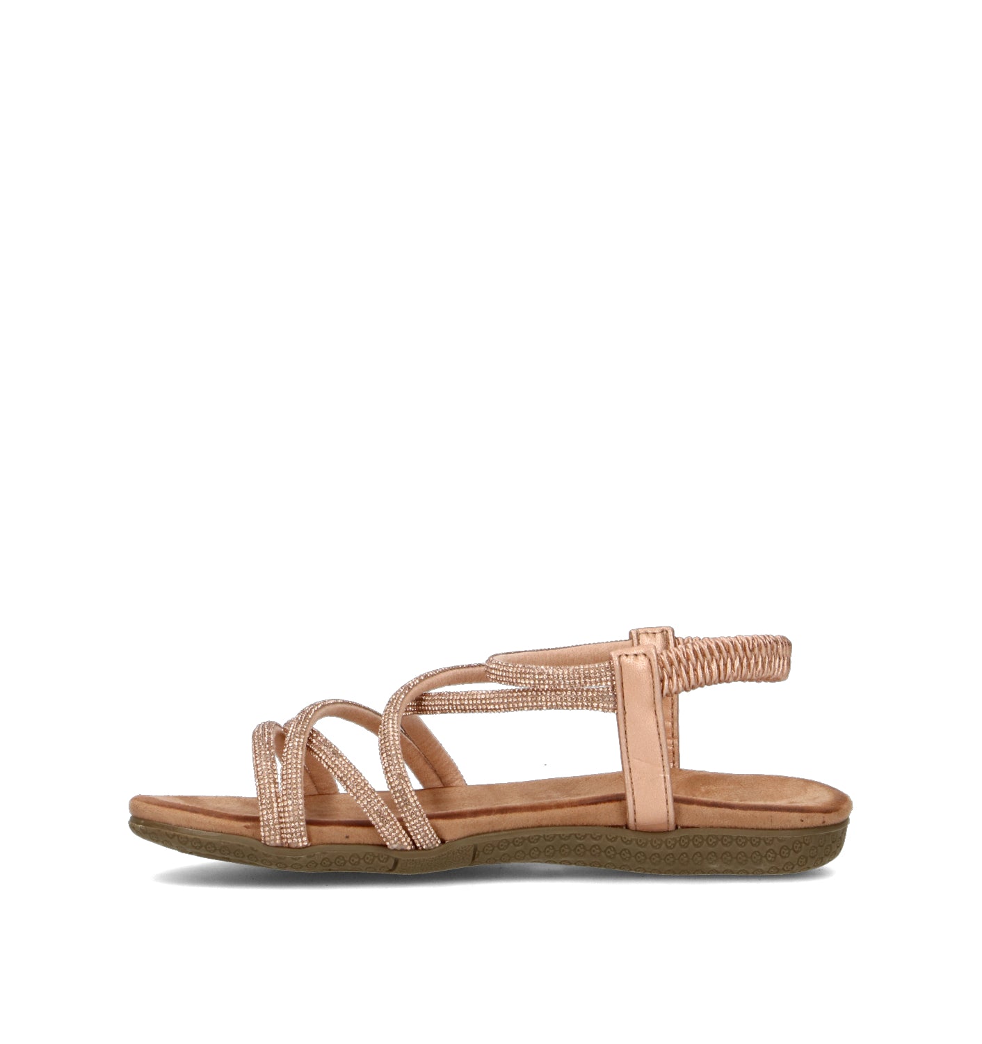 JANE KLAIN Sandalo donna oro rosa