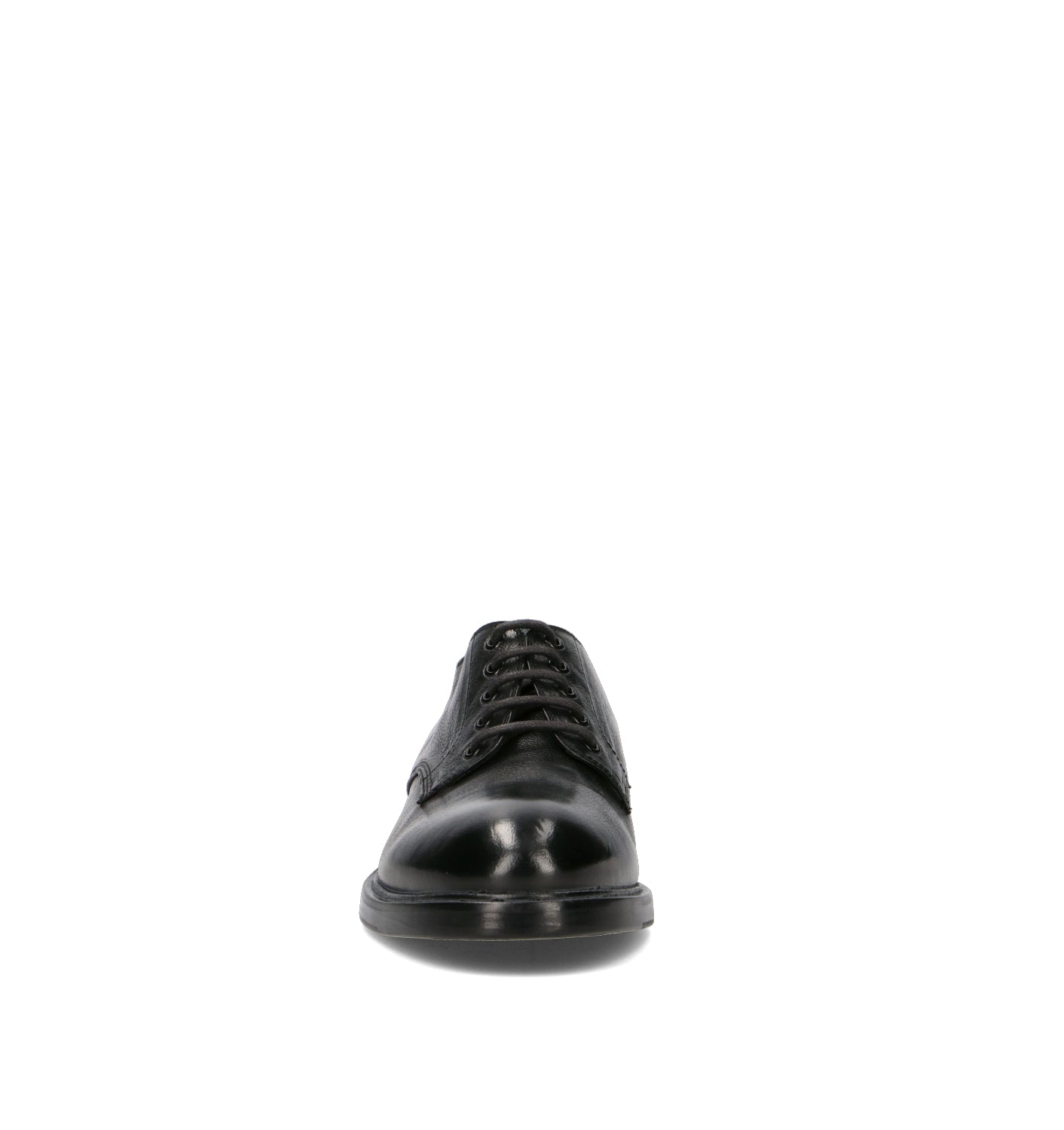 DUCANERO Stringata uomo nero in pelle